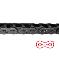 80-1COT KCM Premium Roller Chain 1 Inch Pitch Cottered ASA Simplex - Price per Foot