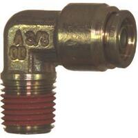 88-005-0402 1/4 Tube x 1/8 NPT D.O.T. Air Brake Push-in Fixed Male Elbow