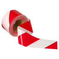 Barrier Tape Red & White 100M X 75mm