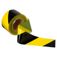 Barrier Tape Yellow & Black 100M X 75mm
