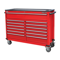 KC Tools Premium 13 Drawer Wide Roll Cabinet (Orange), 1355 x 472 x 900