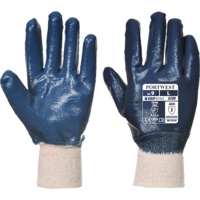 Nitrile Knitwrist Glove