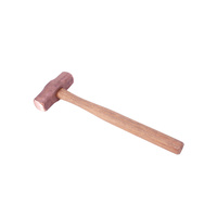 1Lb Copper Hammer With Hardwood Handle