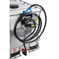 AdBlue pump kit for IBC with 12V pump, 6 Mtr delivery hose, auto shut off nozzle, electronic meter, suction with 2" female camlock