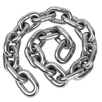 Regular Link Chain 5mm 316 Grade Stainless Steel - Per Metre