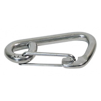 Spring Hook Asymetric - 10mm 316 Grade Stainless Steel