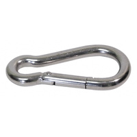 Spring Hook - 4mm 316 Grade Stainless Steel