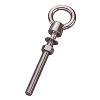 Eye Bolt with Collar 307 Type M10 x 120mm - 316 Grade Stainless Steel
