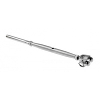 Rigging Screw Jaw/ Swage M16 to Suit 8mm Wire Rope - 316 Grade Stainless Steel
