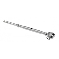 Rigging Screw Jaw/ Swage M6 to Suit 3.2mm Wire Rope - 316 Grade Stainless Steel