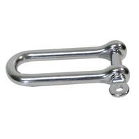 Shackle Long D 12mm - 316 Grade Stainless Steel - 12mm