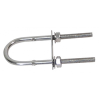 U Bolt with Nuts and Washer M10 x 50mm (W) 130mm (L) - 304 Grade Stainless Steel