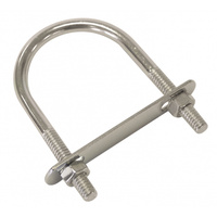 U Bolt Wide M6 x 44L Suit 3/4 Tube - 304 Grade Stainless Steel