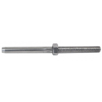 Swage Stud M5 x 22mm Right Hand Threaded to Suit 2.5mm Wire Rope - 316 Grade Stainless Steel