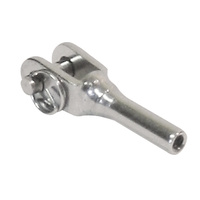Mini Fork Terminal 5mm Pin to Suit 3.2mm Wire - 316 Grade Stainless Steel