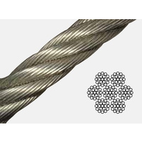 2mm 7 x 19 Wire Rope Premium Quality 316 Grade Stainless Steel - 305M Reel