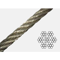 1mm 7 x 7 Wire Rope Premium Quality 316 Grade Stainless Steel - 305M Reel