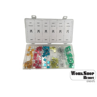 Workshop Buddy 120pce Mini Au- Fuse Grab Kit (5AMP - 30AMP)