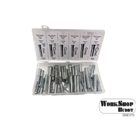 Workshop Buddy 56pce Clevis & Hitch Pin Kit (5/16x2 to 1-3/4x0.125)