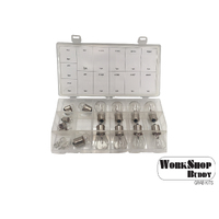 Workshop Buddy 17pce Au- Lamp Bulb Kit (5/16x2 to 1-3/4x0.125 In)