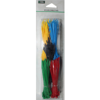 IBB-200C Nylon Cable Tie Assortment Pack 200pcs