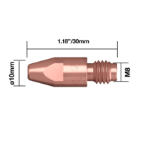 Binzel® Style M8x10mm 0.9mm Contact Tip - CT09810