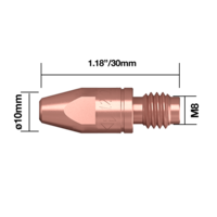 Binzel® Style M8x10mm CCZ 2.0mm Contact Tip - CT20810Z