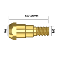 Binzel® Style Tip Adaptor (M6) BZL 24 - TA24