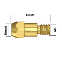 Binzel® Style Tip Adaptor (M6) BZL 36 - TA36