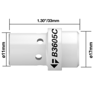 Binzel® Style Gas Diffuser 36 (White Ceramic) - DIF36W