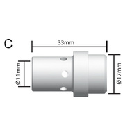 Binzel® Style Gas Diffuser 36 Silicon Rubber - DIF36R