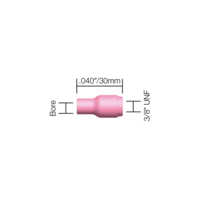 Alumina Cups 9/20 Series Alumina Cup 10.0mm (#6) - 13N10