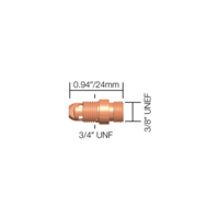 Collet Bodies 17/18/26 Series 0.5 - 3.2mm Stubby Collet Body - 17CB20
