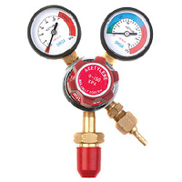 Omega Single Stage Regulator Acetylene Regulator Twin Gauge 0-140 Kpa - OMEAC14