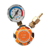 Omega Single Stage Regulator LPG Regulator Single Gauge 0-350 Kpa - OMELP35