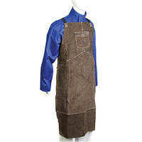 Leather Welders Apron Charcoal Brown 90x58cm - AP6100L
