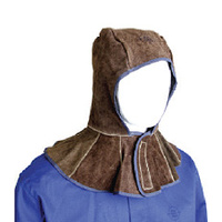 Leather Welding Hood Charcoal Brown - AP3000C
