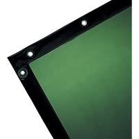Welding Curtain without Frame 1.8 X 1.3mtr Green With Eyelets To Australian Standards - AP1813GS