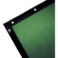 Welding Curtain without Frame 1.8 X 1.8mtr Green With Eyelets To Australian Standards - AP1818GS