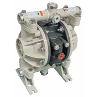 Poly Air operated diaphragm pump 1/2" BSP with Teflon elastomers Max. 49 LPM