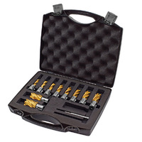 Holemaker Uni Shank Gold Series Cutter Set,  Metric Short  12, 13, 14, 16, 17, 18, 20, 22, 24, 26mm