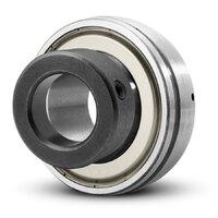 KH204 Premium Wide Inner Ring Bearing AEL204 (SA/AEL/EN/KH) Spherical OD Flush Back With Collar (20mm)