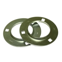 PF204 Pressed Metal Flanged Round Housing Per Pair
