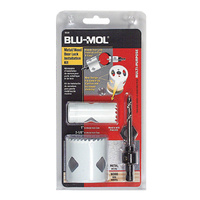 Blu-Mol Bi-Metal Lock Installation Kit Including Holesaws