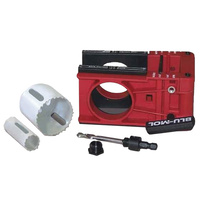 Blu-Mol Bi-Metal Lock Installation Kit Including Holesaws & Guide