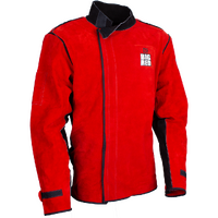 Big Red Leather Welders Jacket