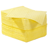 Chemical Standard Absorbent Pad - 500mm x 400mm x 200gsm - Pack of 200