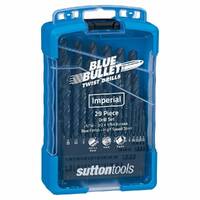 Sutton Drill Set D102 S3 29Pce Jobber HSS Blue 1/16-1/2 X 1/64ths