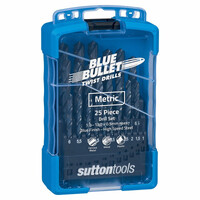 Sutton Drill Set D102 SM3 25Pce Jobber HSS Blue 1.0 - 13.0 X 0.5mm