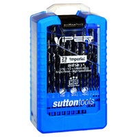 Sutton Drill Set D105 V3 29Pce Jobber Viper HSS Bright 1/16-1/2X1/64ths